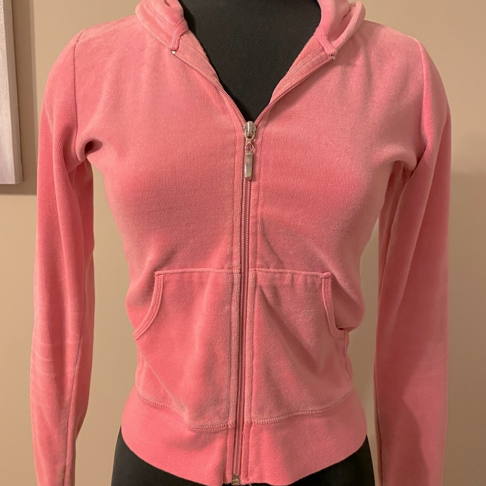 Pink zip up jacket